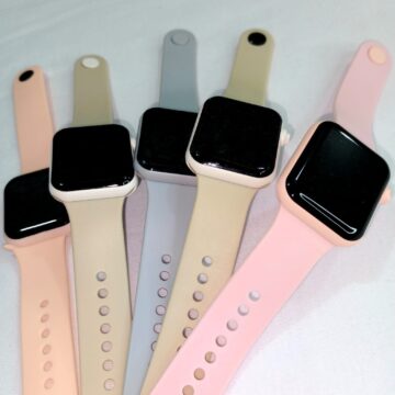 Reloj Digital Cuadrado Pantalla LED con Correa Silicona