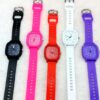 Reloj de silicona cuadrado colores variados