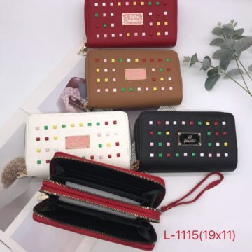 Billetera Grande tachas colores