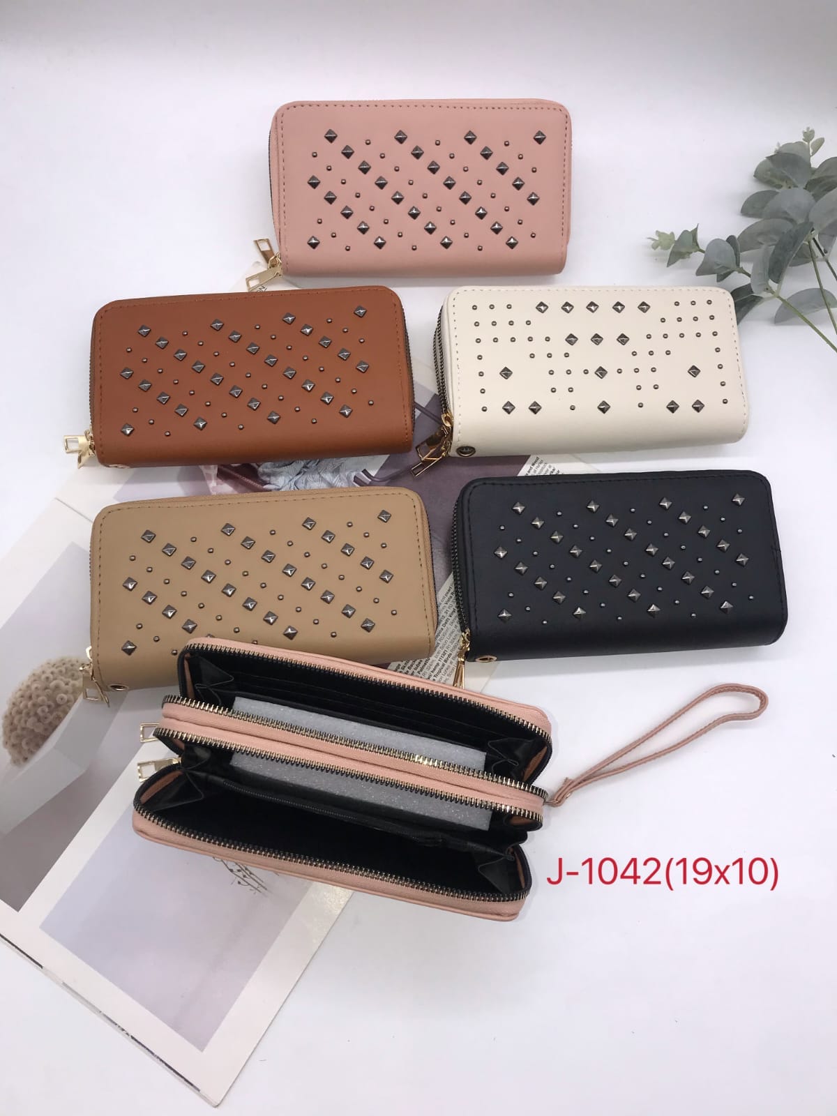 Billetera Grande tachas
