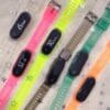 Reloj LED Digital Silicona Colores Fluorescentes