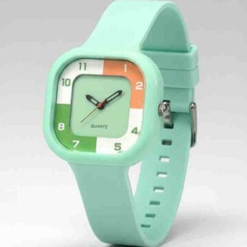 Reloj digital cuadrado silicona menta colores