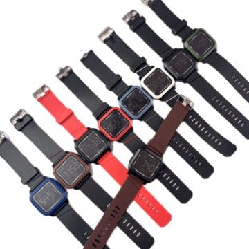 Reloj Digital Deportivo Cuadrado Correa Silicona