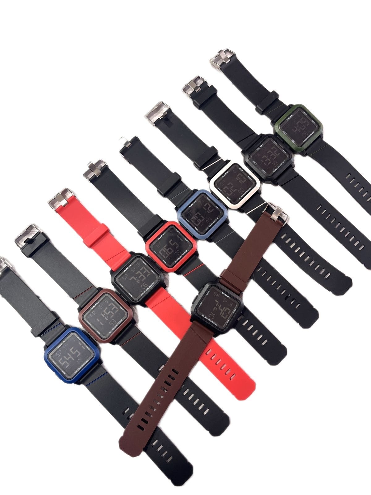 Reloj Digital Deportivo Cuadrado Correa Silicona