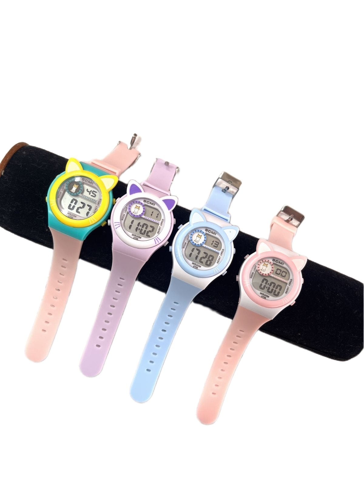 Reloj Digital Infantil Colorido con Correa de Silicona