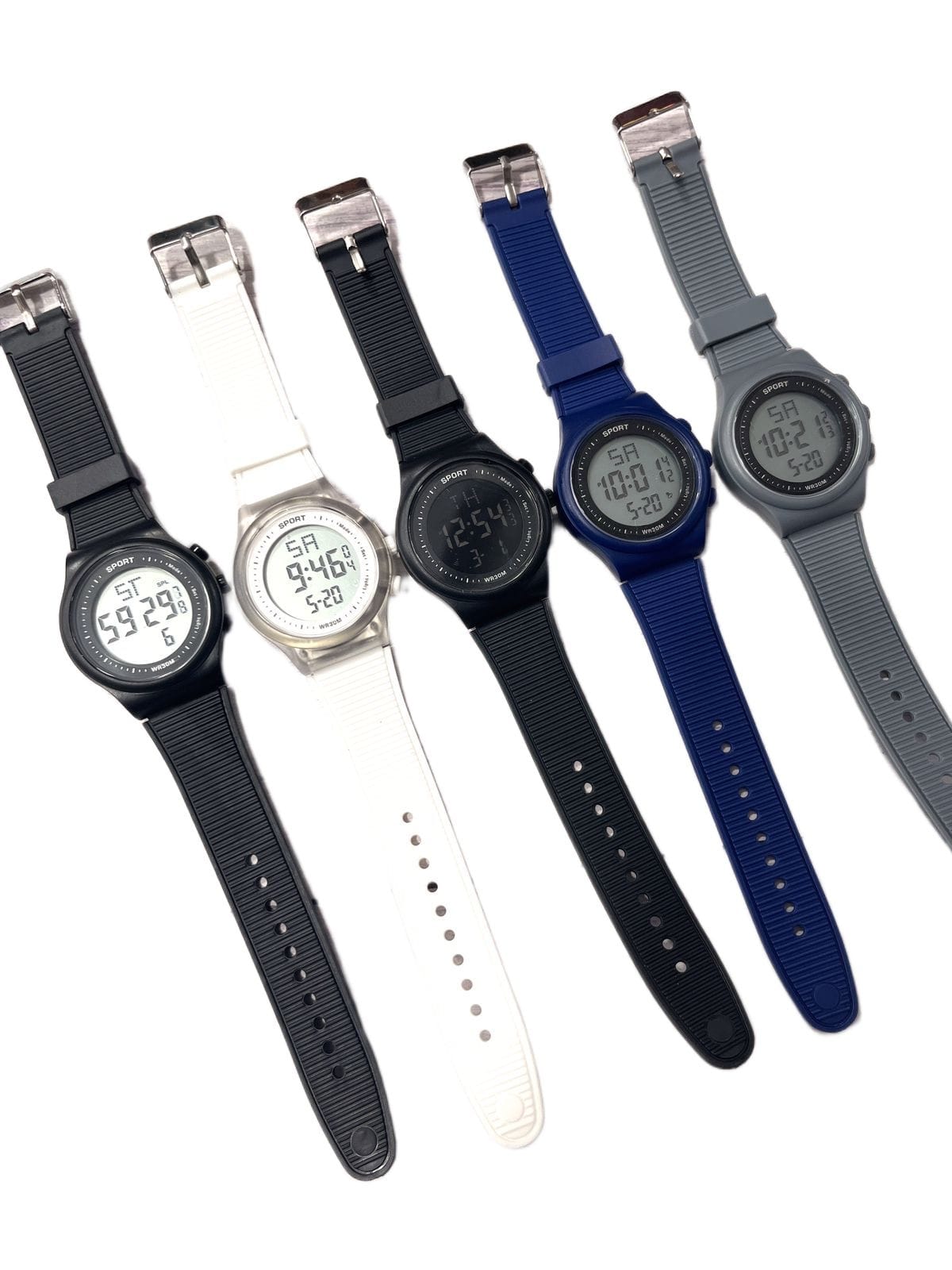 Reloj Digital Deportivo con Correa de Goma Ajustable