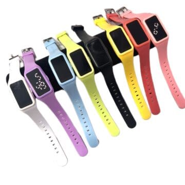 Reloj Digital Deportivo Pantalla LED Colores