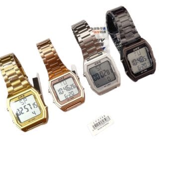 Reloj Digital Cuadrado Acero Inoxidable Varios Colores
