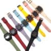 Reloj Digital Cuadrado con Correa de Silicona Colores