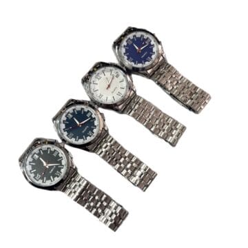 Alternative view of Reloj analógico acero inoxidable esfera romana