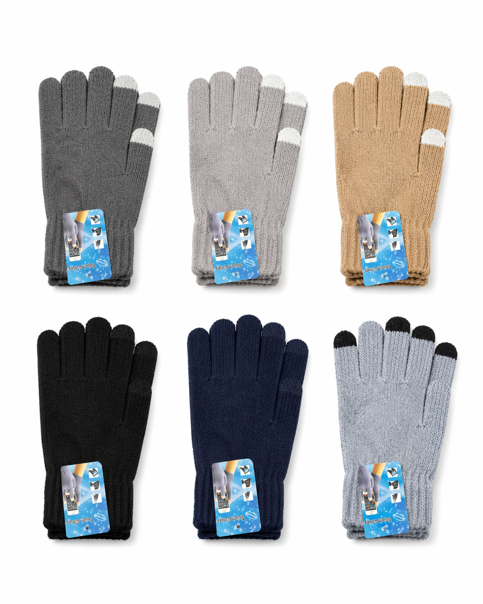 Guantes Touch Para Celular 12 Unidades