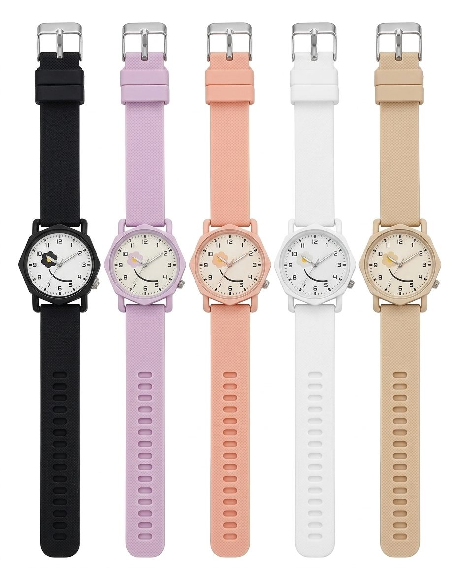 Reloj analógico con malla texturada - Imagen 2