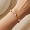 pulsera dorada para mujer