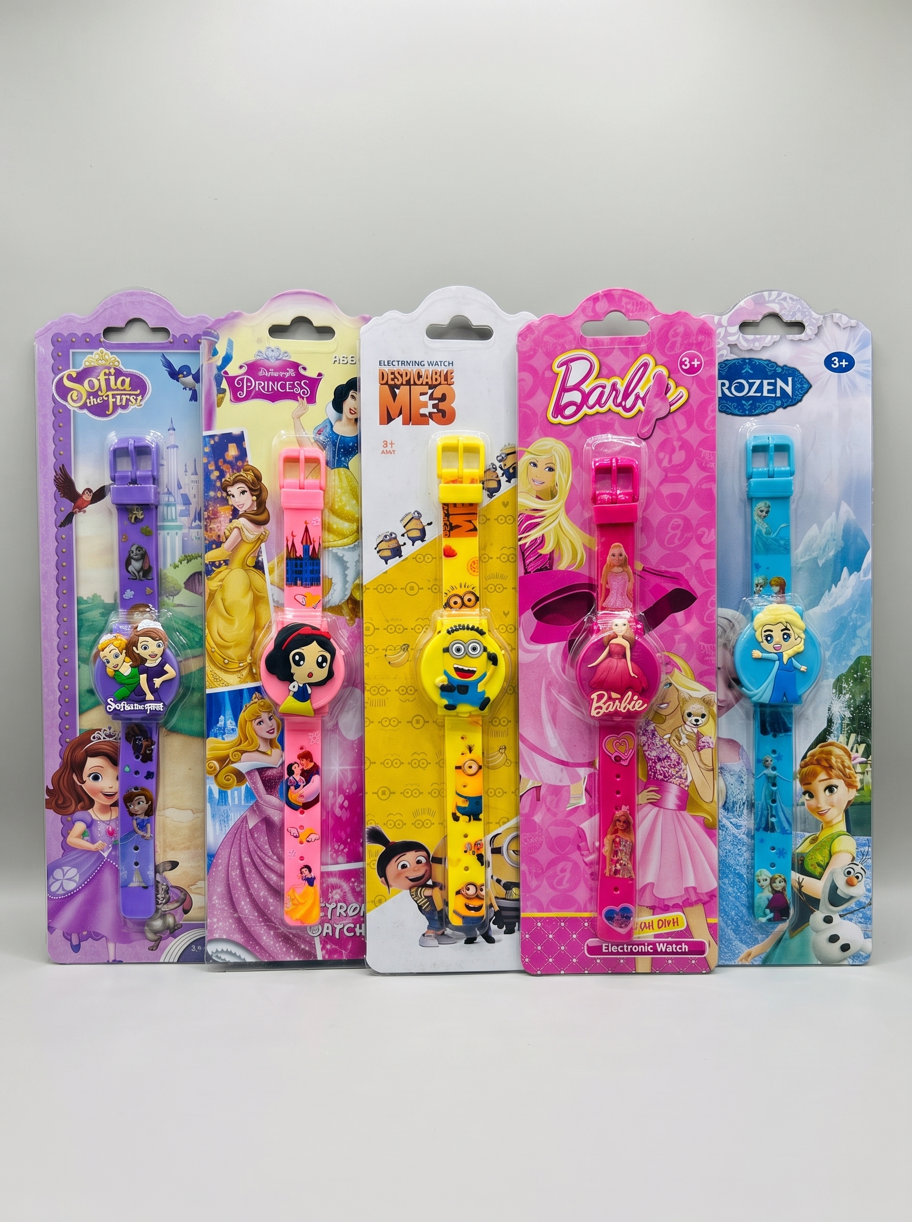 Relojes infantiles 3D con modelos surtidos
