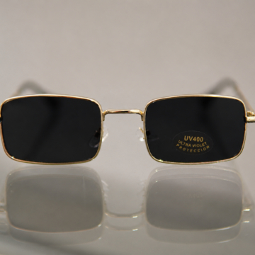 Alternative view of Anteojos Rectangulares Dorados