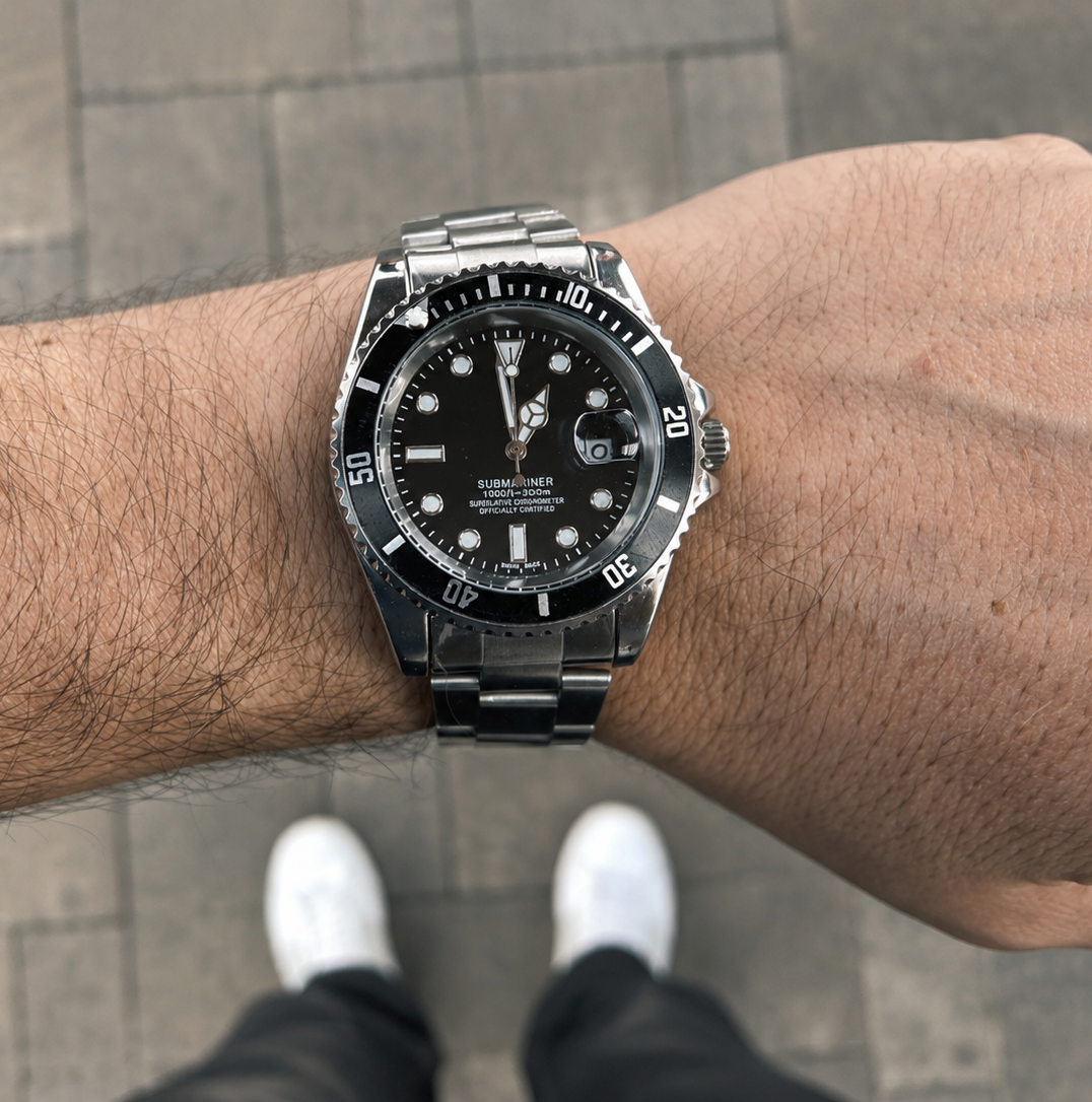 Reloj Bisel Malla Metálica visto de frente