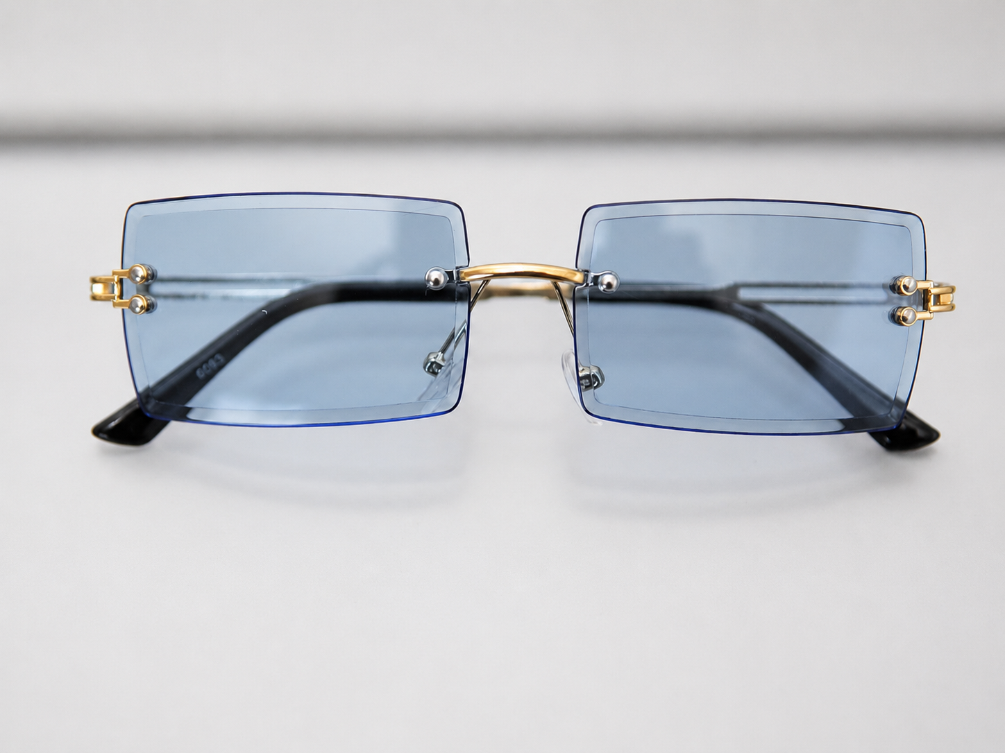 Anteojos Rectangulares Rimless - Imagen 4