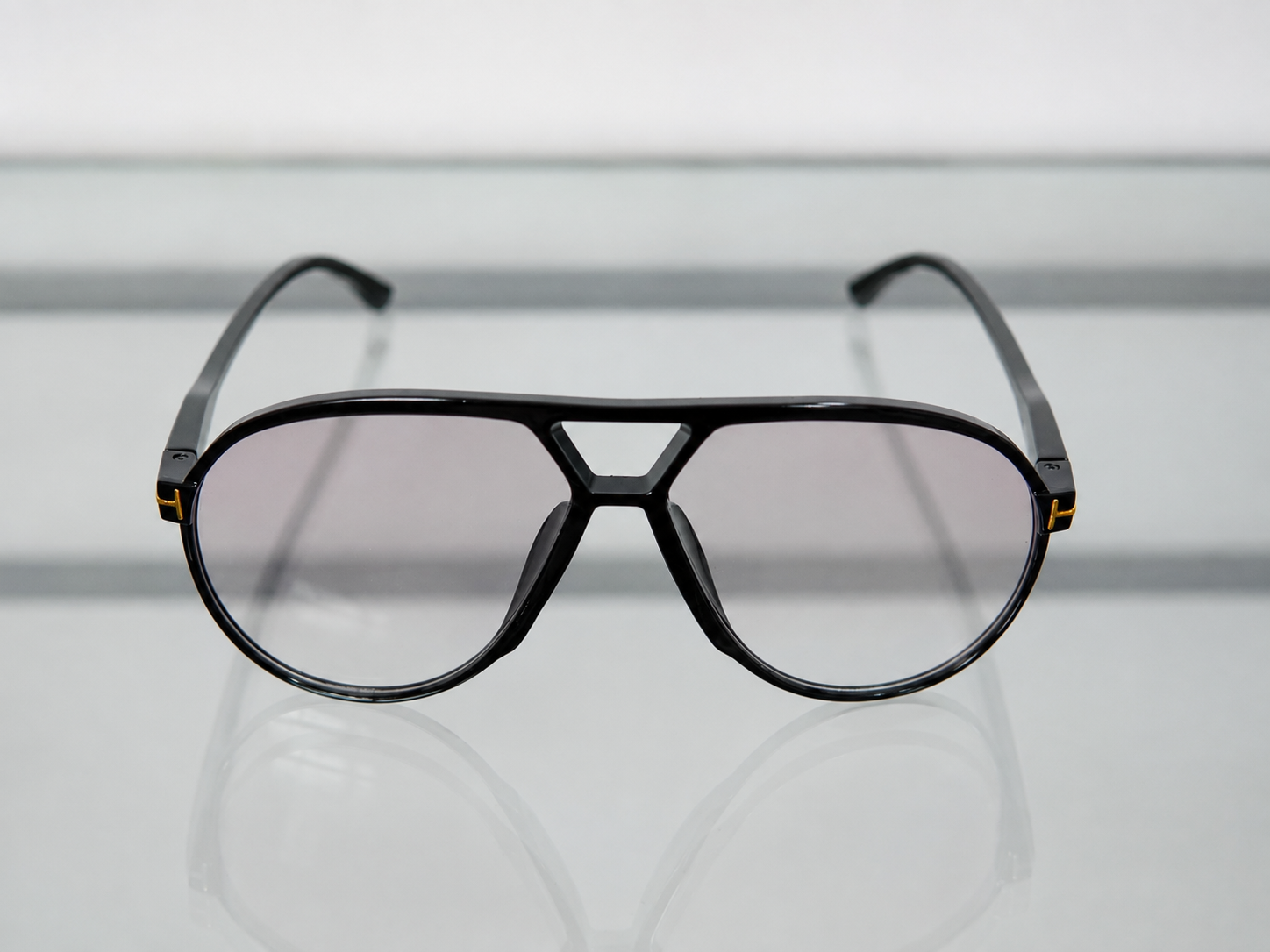Anteojos Aviador Negros Unisex - Imagen 5