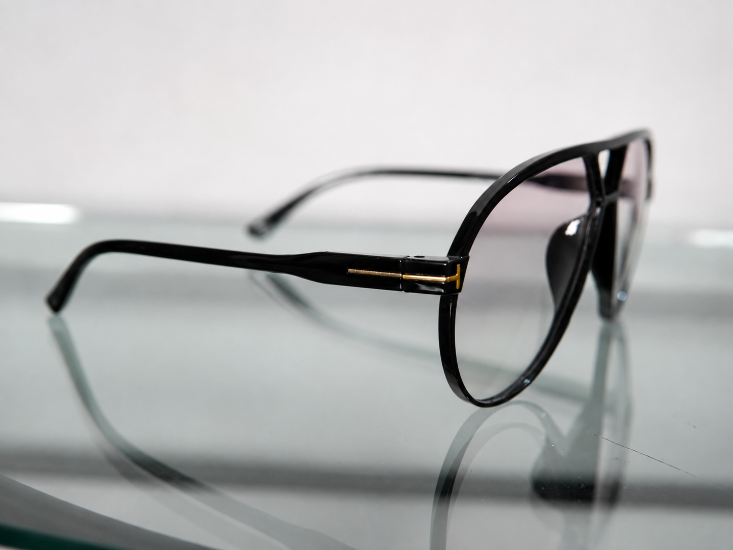 Anteojos Aviador Negros Unisex - Imagen 4