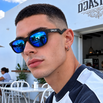 Lente redondo hombre